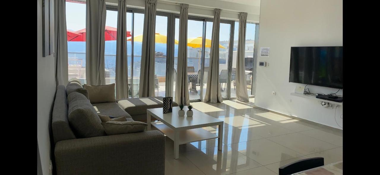 Stunning Penthouse With Sea Views And Private Heated Pool Lejlighed Eilat Eksteriør billede