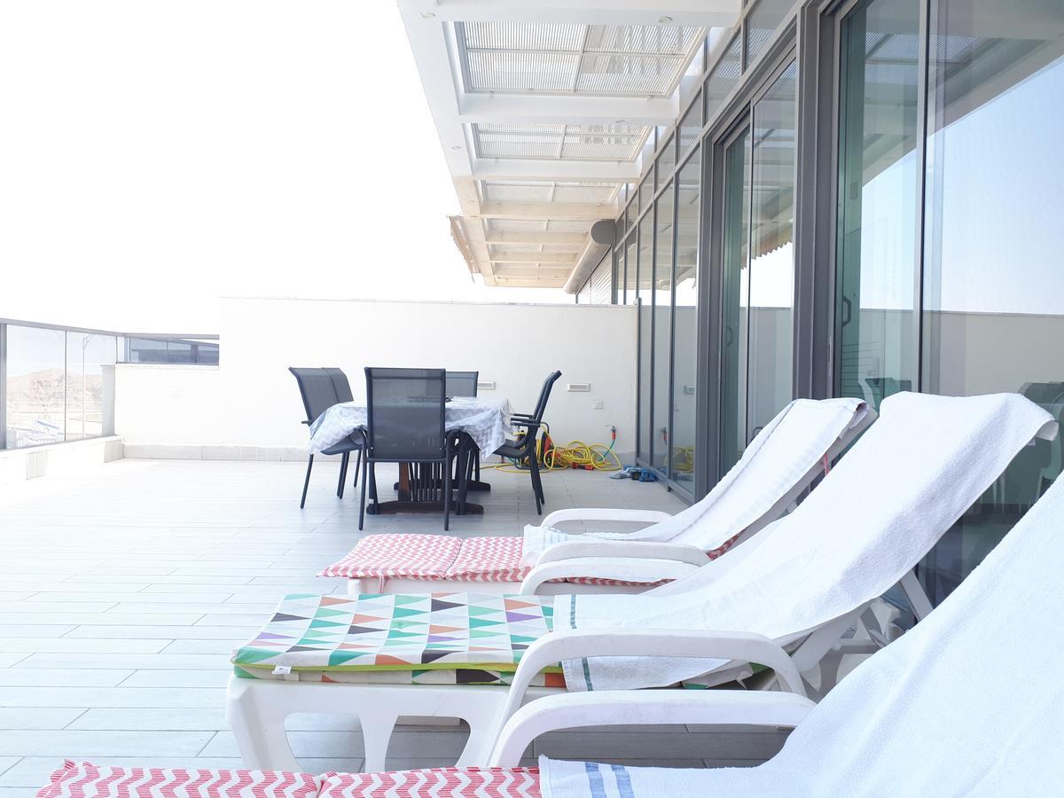 Stunning Penthouse With Sea Views And Private Heated Pool Lejlighed Eilat Eksteriør billede